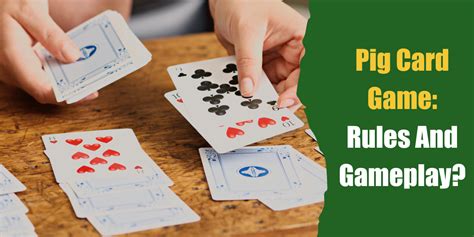 pig card game rules|card game called pig.